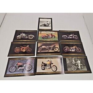 Harley Davidson Collector Cards LOT OF 10 motorcyle HOG bike sportster iron